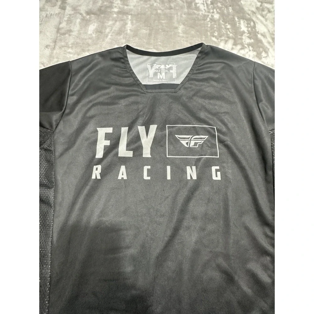 Fly Racing Performance‎ Jersey Men's Size Medium Black Long Sleeve Moto X EUC